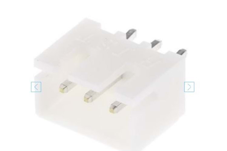 CONN 5PIN 180° 2.50mm MALE CLOSED WHITE THT