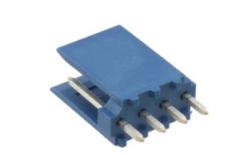CONN 4P 2.54MM BLUE THT