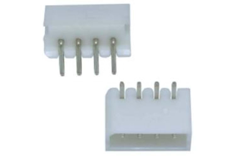 CON.T.B.2.50MM 4PIN(1X4) 90C MALE THT