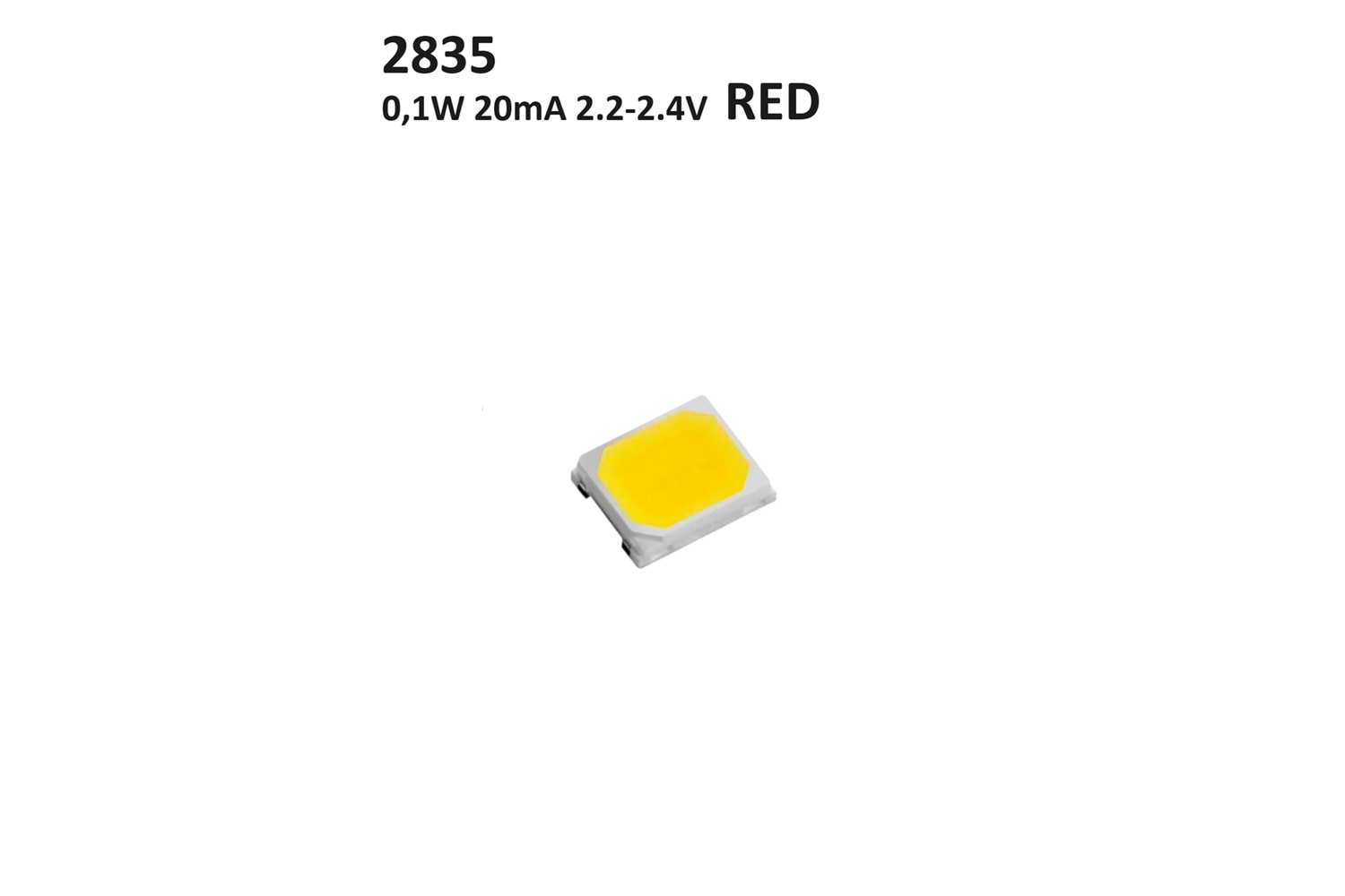 LED 2835 20mA RED SMD
