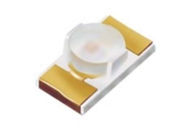 LED RED WATER CLEAR 1206 57mcd 130° SMD
