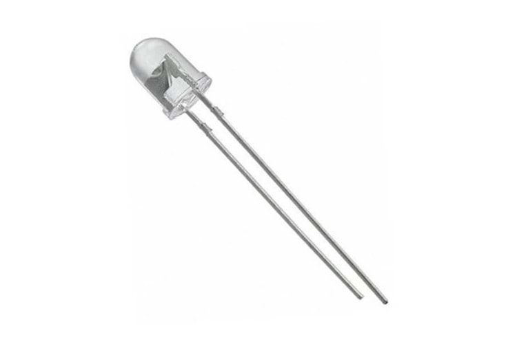 LED 5MM RED 1600mcd 18° WATER CLEAR