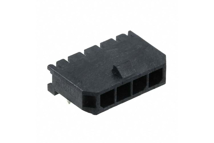 CONN HEADER 4POS 3MM RT ANG TİN THT