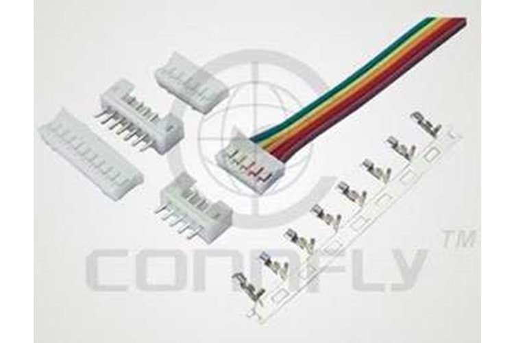 CON.T.B.2MM 4P 180C MALE WHITE CONNFLY THT