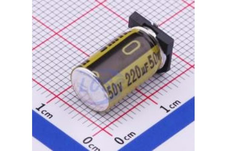 CAP EL 220UF 50V 20% 8mm x 14.5mm SMD