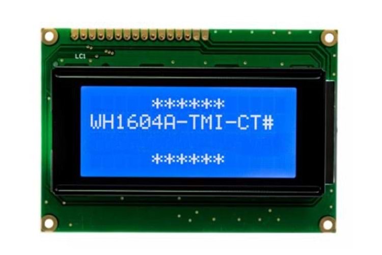 LCD DSP 16x4 87x60x13,5MM LEDB.LIGHT WHITE BLUE