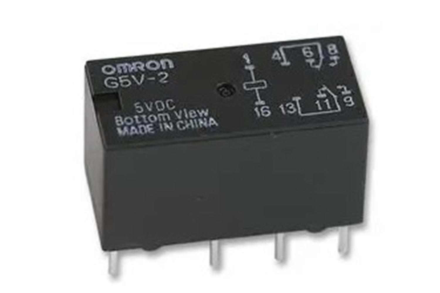 RELAY GEN PURPOSE DPDT 2A 5VDC THT