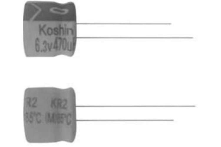 CAP EL 4u7 63V 5x7 5MM 85C TB THT