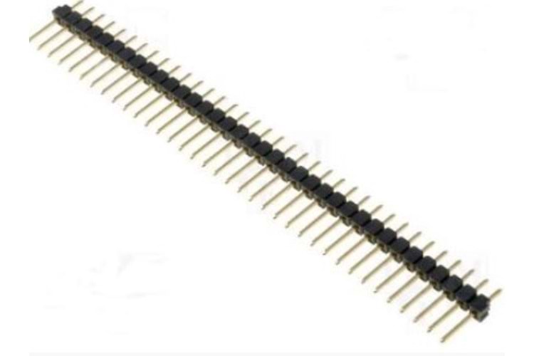 HEADER 8P (1x8) 2.54MM 12MM 180* MALE THT