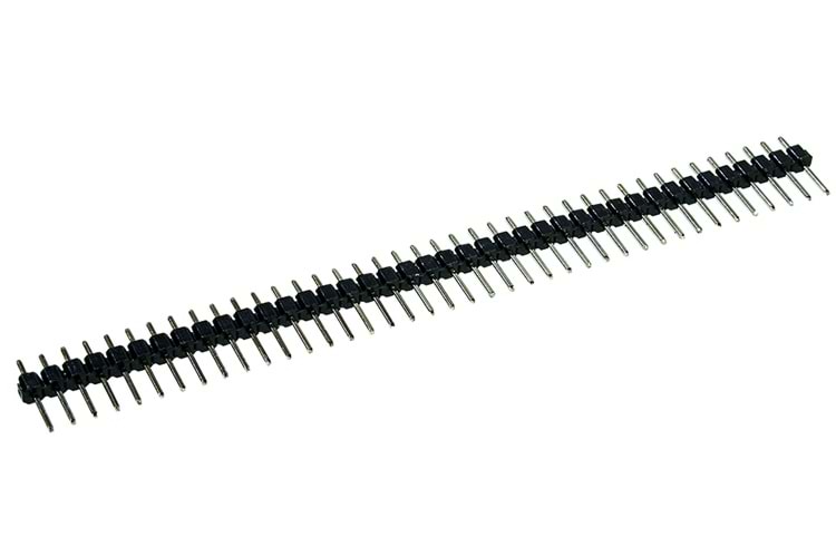 HEADER 1x40 2.54MM 11.60mm 180* MALE THT