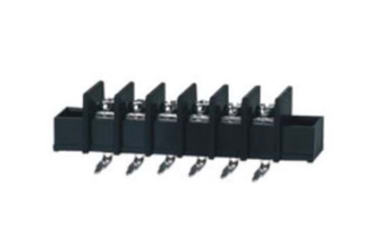 TERM. BLK. 9.5MM 4P 90* BARRIER THT