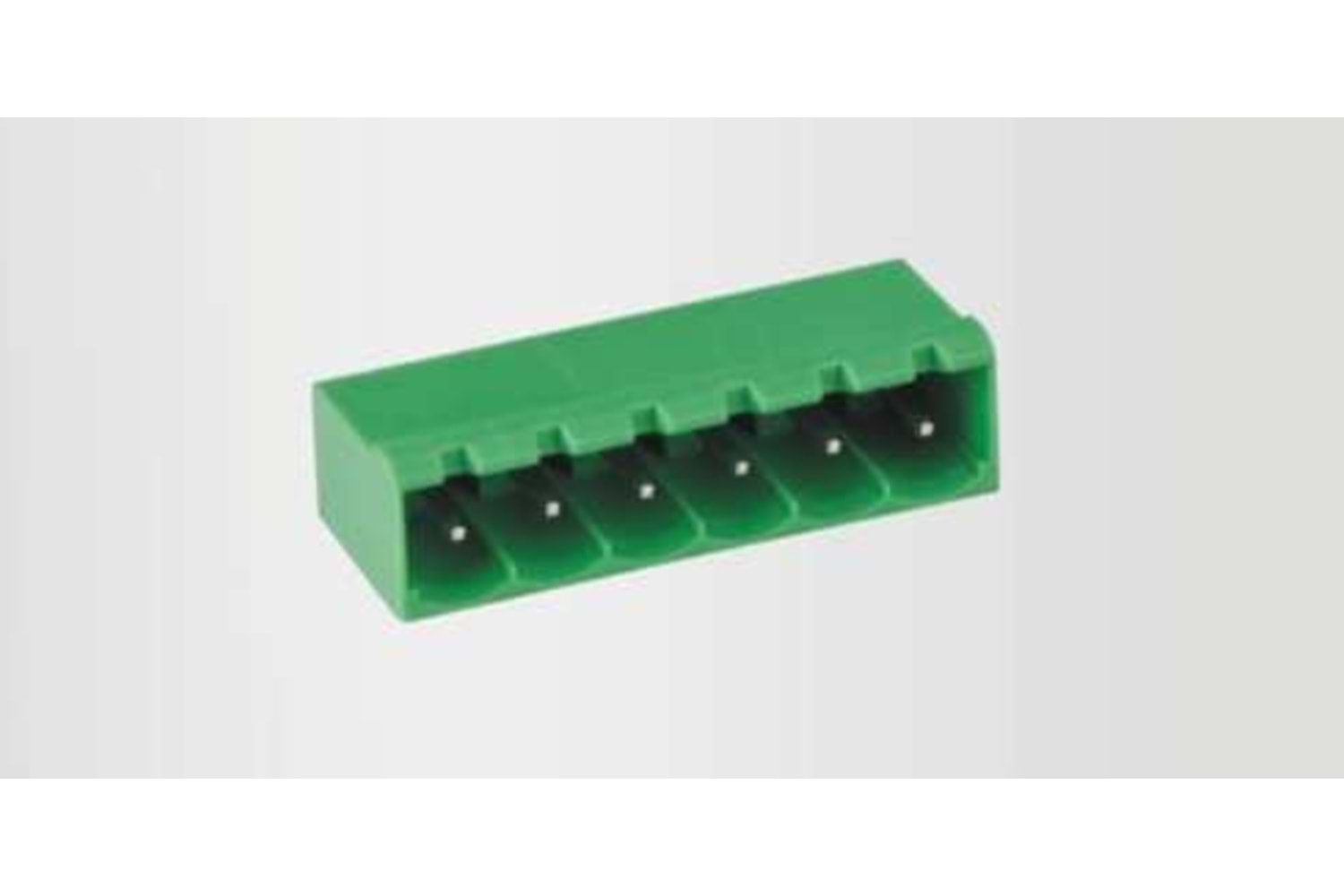 TERM 4P 7.62MM 90* GREEN CLOSED MALE THT