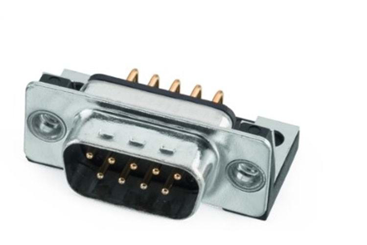 CONN 9PIN 90° FEMALE DSUB FILTER BENT THT