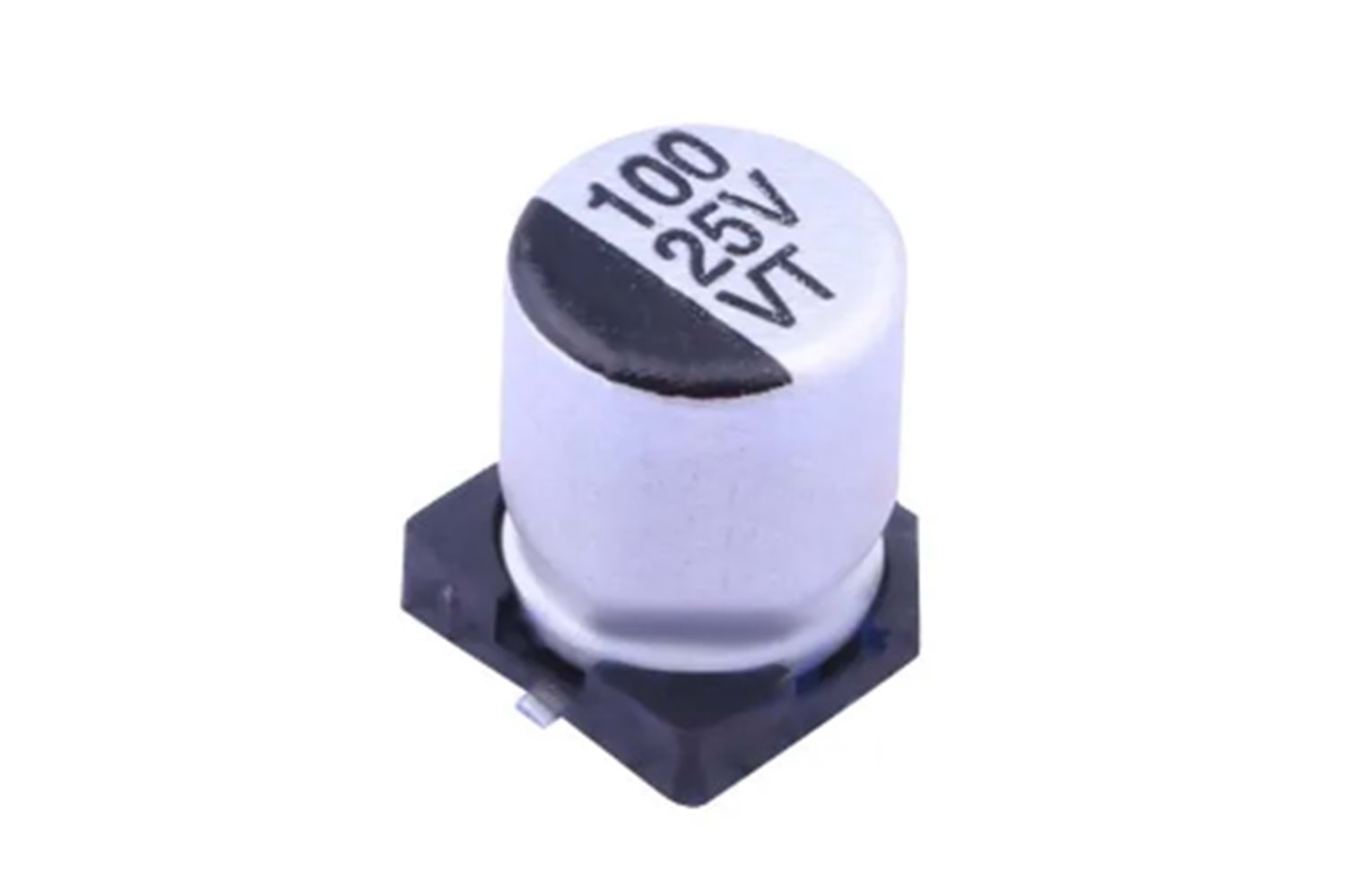CAP EL 100uF 25V ±20% 6.3x7.7mm SMD