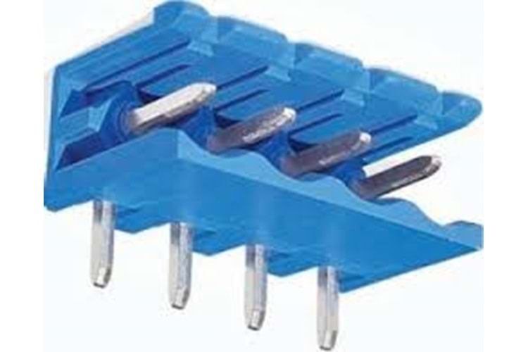 KLM OPEN 4P 5.08MM 90* BLUE MALE THT