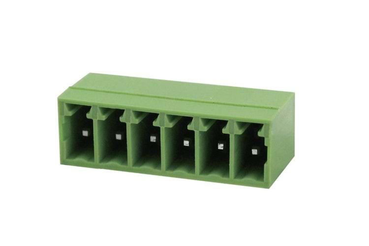 TERM 4P 3.50MM 90* GREEN CLOSED MALE THT