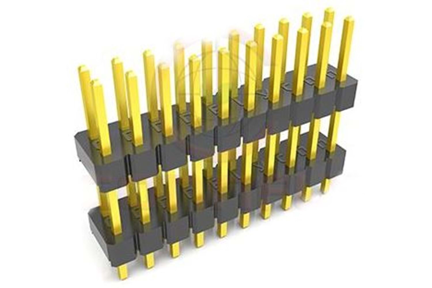 HEADER 12P (2x6) 2.54mm 180* THT