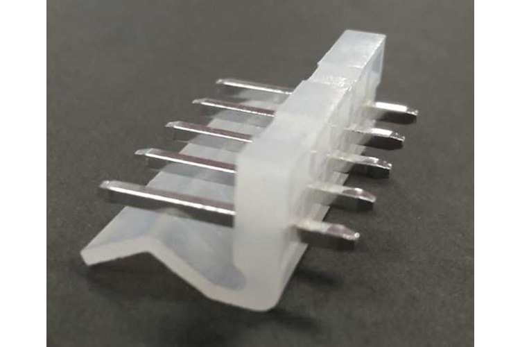 CONN 5P 5.08MM 180* MALE TRANSPARENT THT