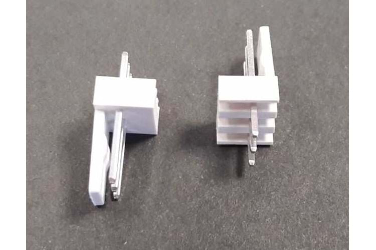 CONN 3P 2.54MM 180* IVORY MALE THT
