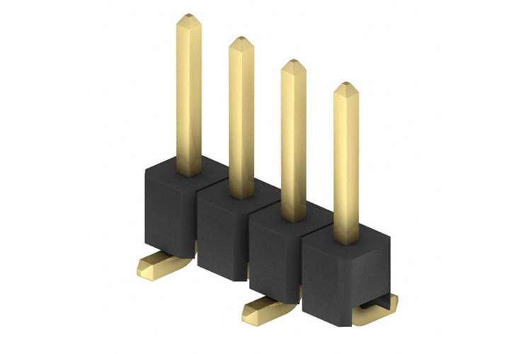 CONN HEADER 4PIN 2.54MM MALE SMD