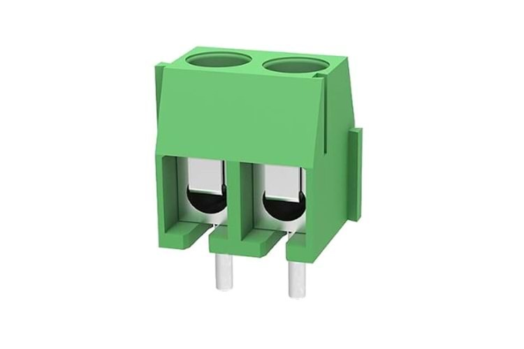 TERM 2P 3.5MM PCB TYPE GREEN THT