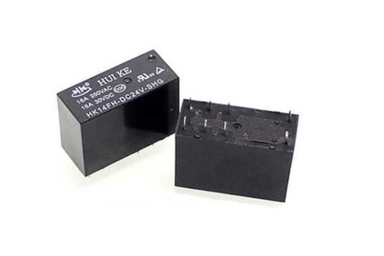 RELAY DOUBLE CONTACT 24V 16A THT