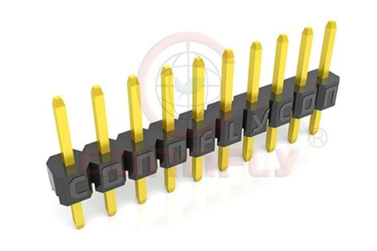PIN HEADER FEMALE 40P(1x40) 2mm MALE THT