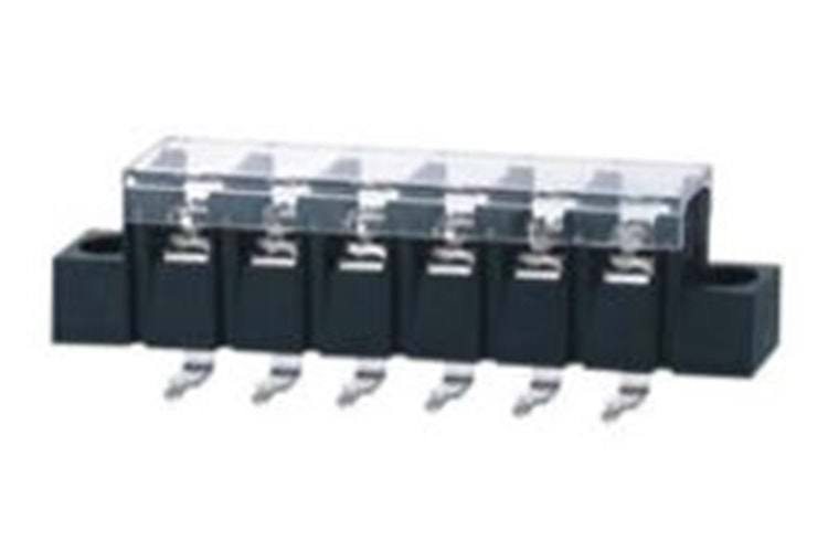 TERM. BLK. 9.5MM 4P 90* BARRIER THT