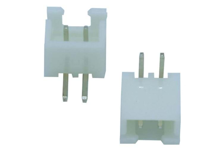 CONN T.B. 2P 2.50mm 90° MALE THT