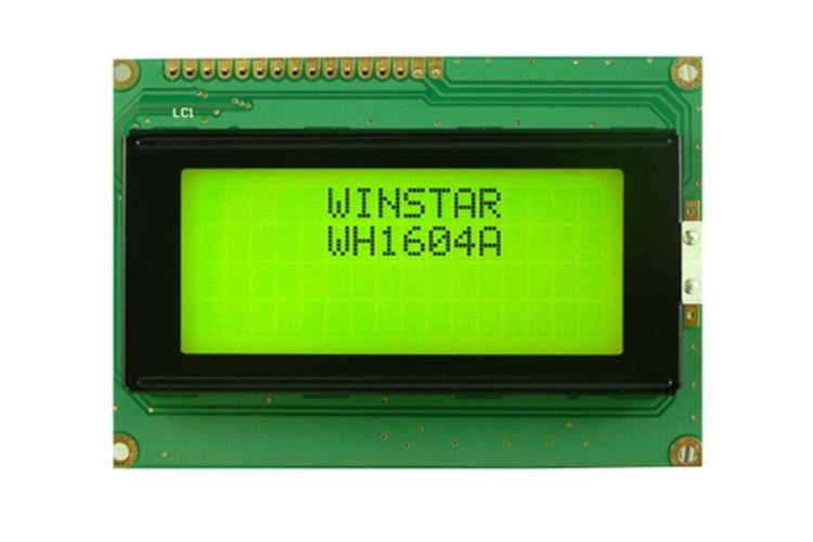 LCD 16x4 87x60x13.6mm YELLOW GREEN