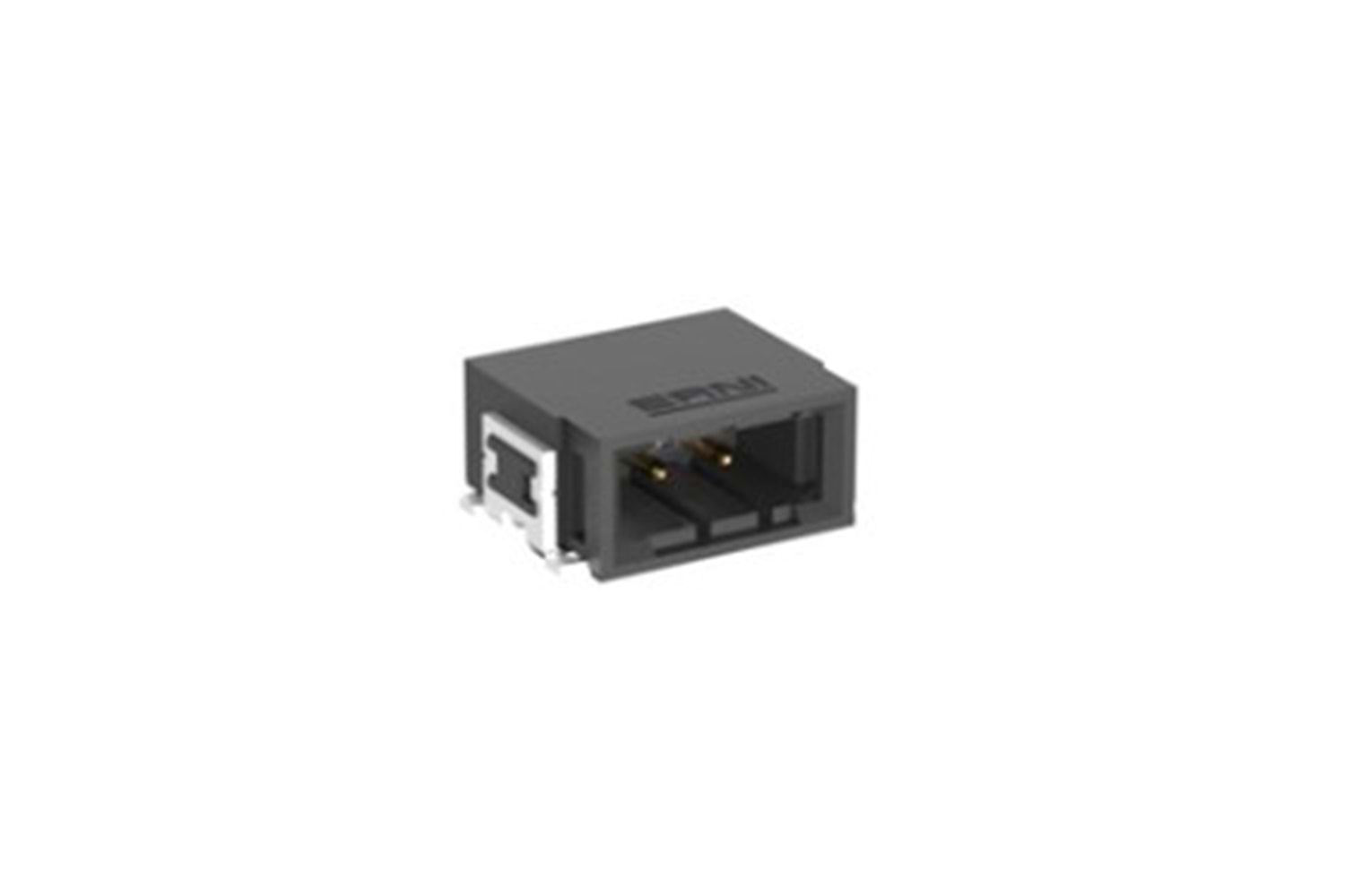 CONN HEADER 2P 2.54mm MALE R/A SMD