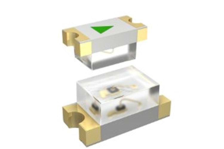 LED YELLOW WATER CLEAR 120mcd 140° 0603 SMD