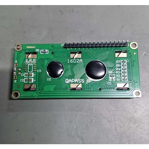 LCD DISPLAY 16*2 80x35x9mm WHITE BLUE THT