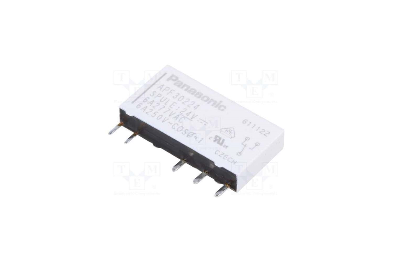 RELAY POWER SLIM 6A 24V 1PNC THT