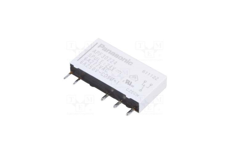 RELAY POWER SLIM 6A 24V 1PNC THT