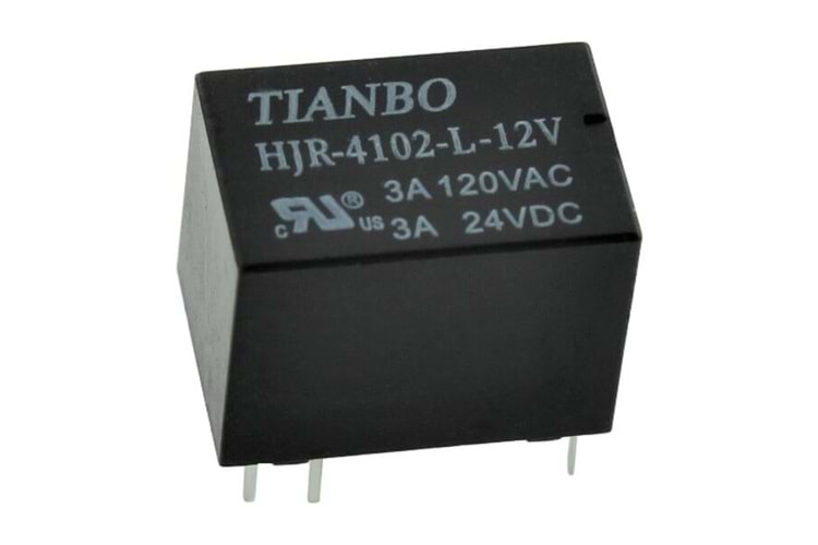 RELAY POWER 3A 12VDC 1FormC THT