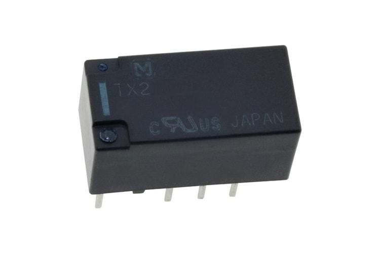 RELAY TELECOM 2A 24VDC 2FormC DPDT THT