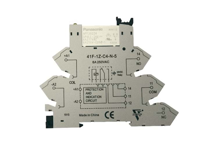 RELAY 6A 24V 1PNC WITH SPRING SOCKET (41F-1Z-C4) THT