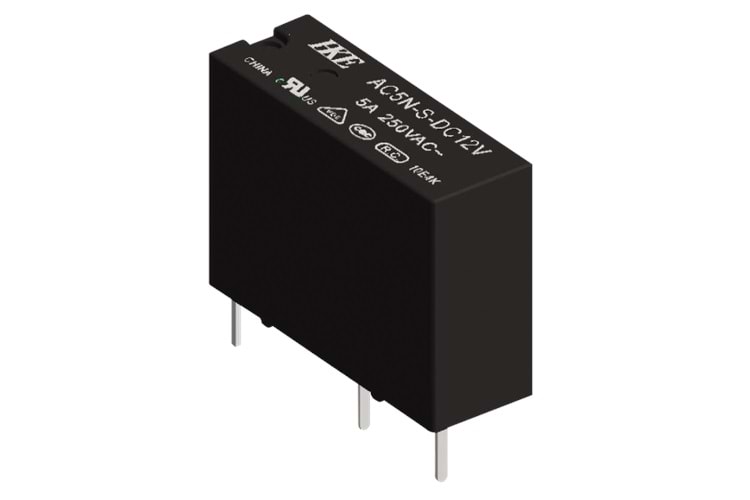 RELAY POWER 5A 12VDC 1FormA THT