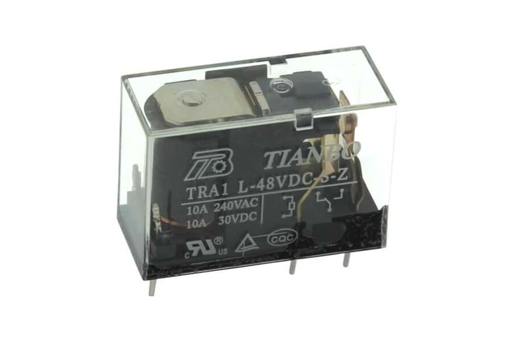 RELAY POWER 10A 48VDC 1FromC THT