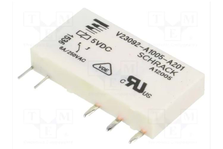 RELAY 6A 5V 1PNC 3.5VDC SPDT 1 Form C THT