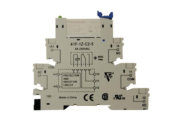 RELAY 6A 24V 1PNC WITH SCREW SOCKET (41F-1Z-C2) THT