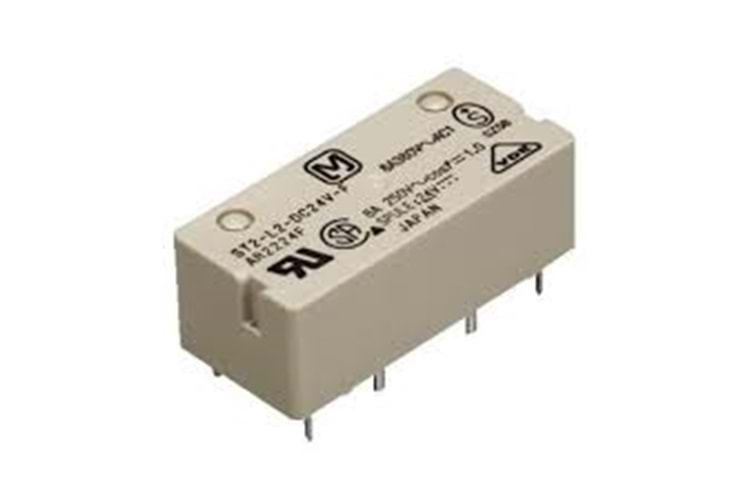 RELAY 8A 24VDC 2 FORM A 250VAC THT