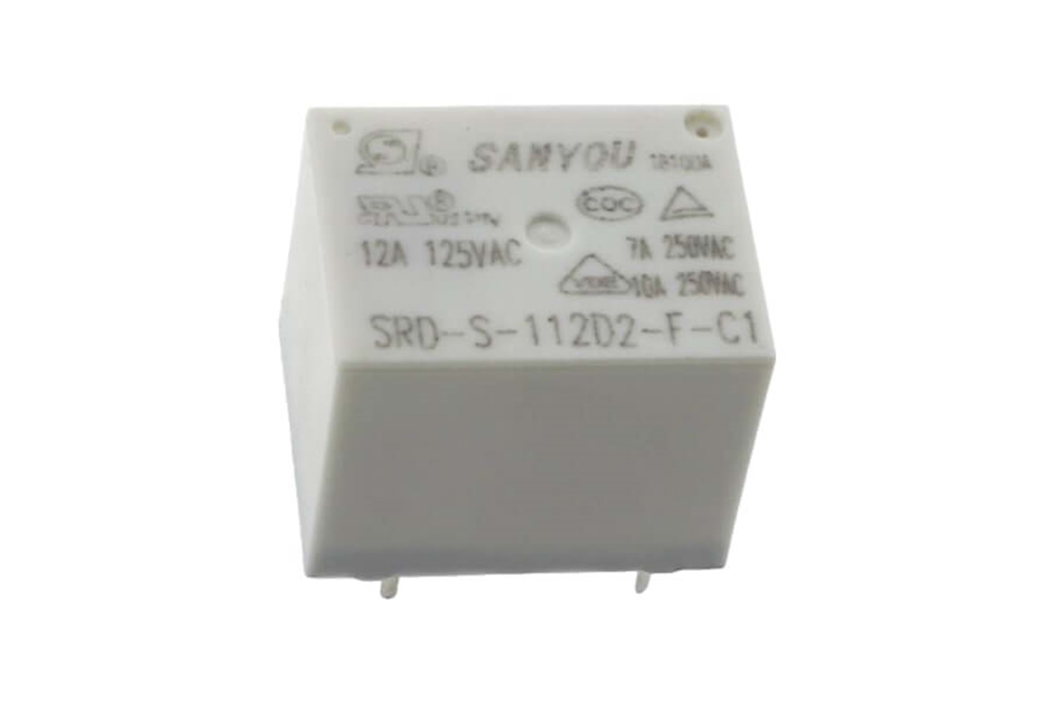 RELAY 10A 12V SPDT 6x22x16MM THT