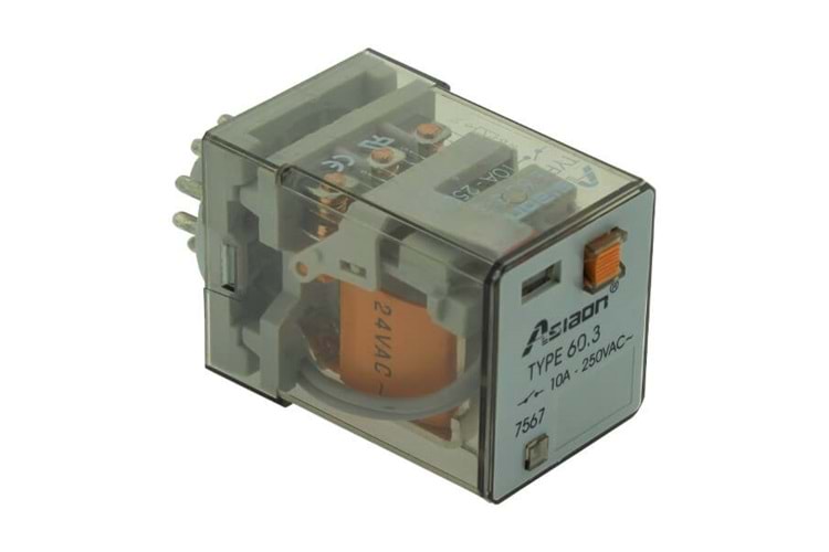 RELAY 10A 24VAC 3PNC 11PIN THT