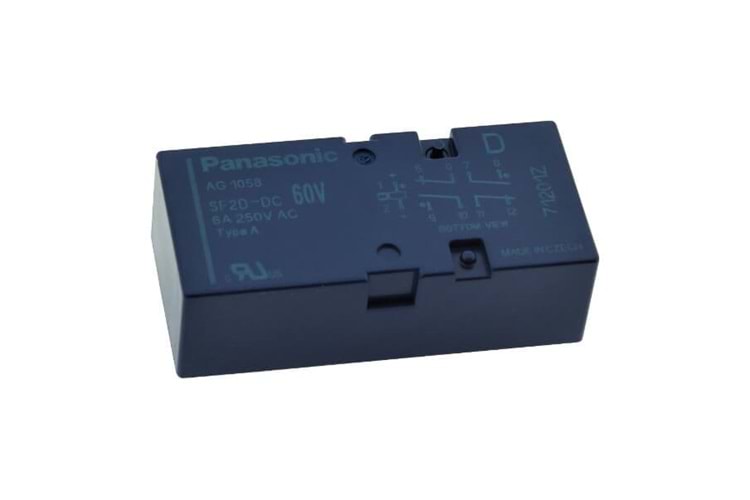 RELAY 16A 12V 2FORMC PANASONIC THT