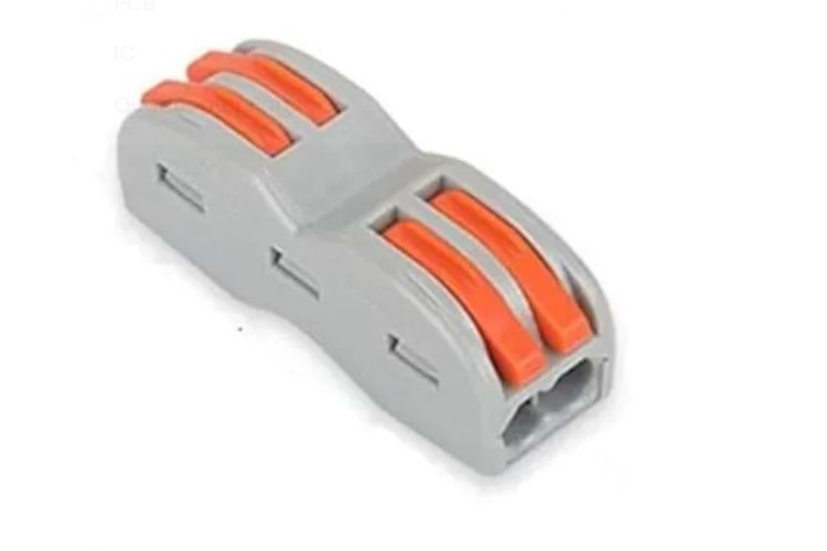 CONN 32A 400V 2 IN 2 OUT GREY-ORANGE