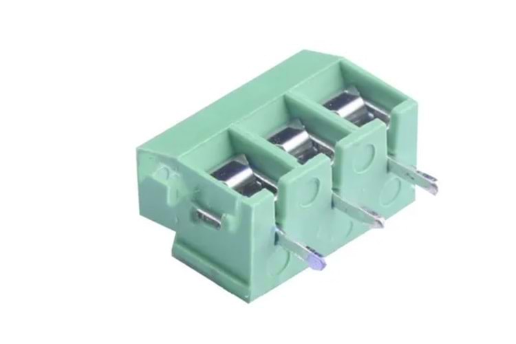 TERM BLOCK PLUG 3P 5mm GREEN SCREW TYPE THT
