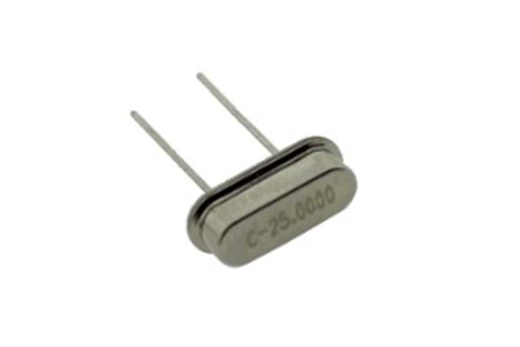 CRYSTAL 25MHz 20pF THT
