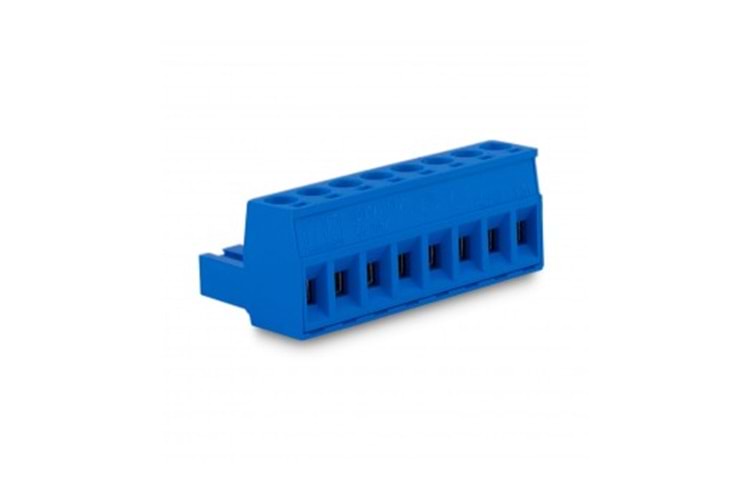KLM 8P 5.08MM BLUE FEMALE THT